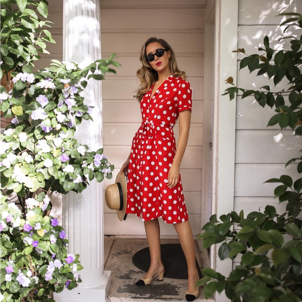 Red Polka Dot Dress